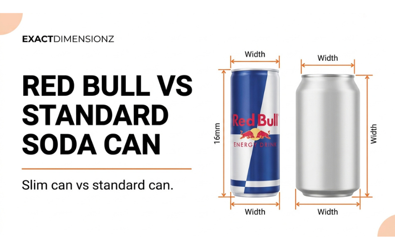 Red Bull can dimensions
