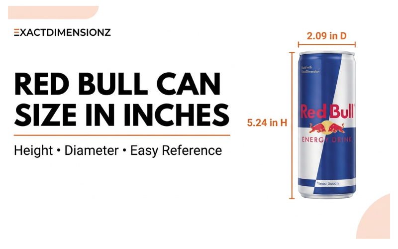 Red Bull can dimensions
