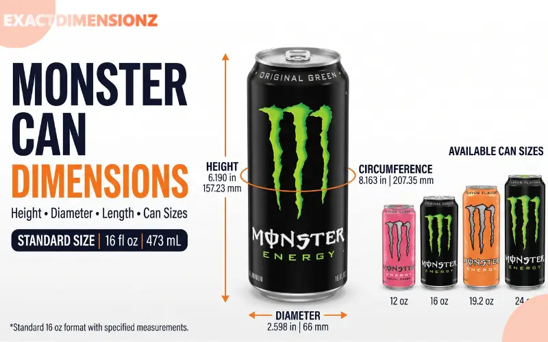 monster can dimensions