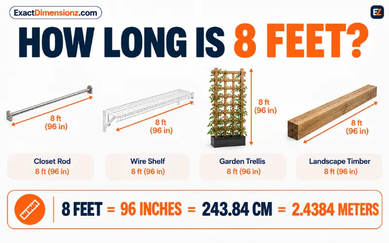 How Long Is 8 Feet