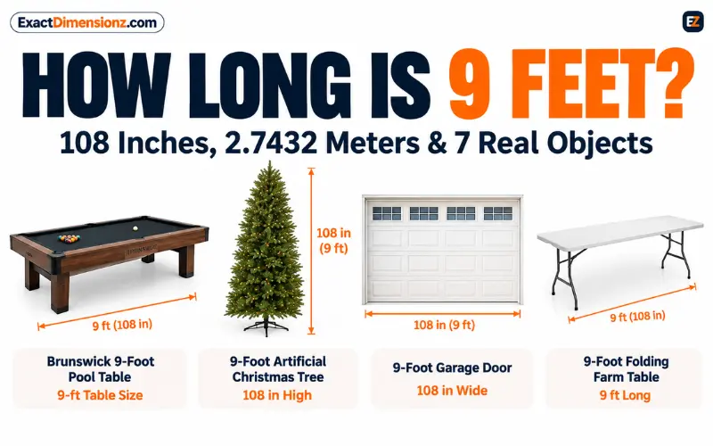 How Long Is 9 Feet