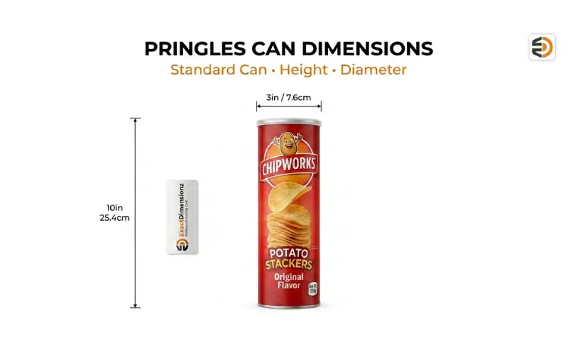 Pringles can dimensions