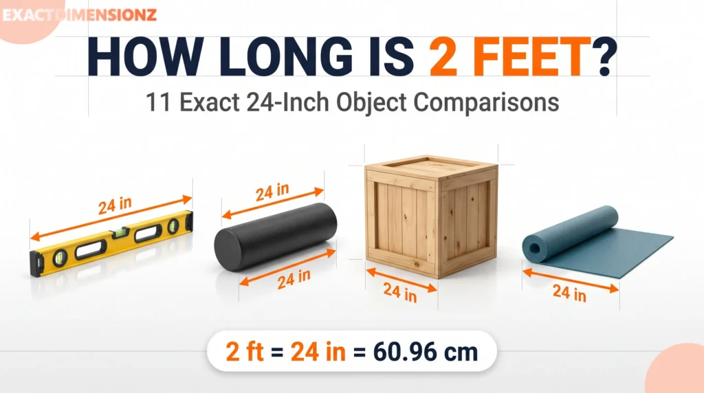 how long is 2 feet