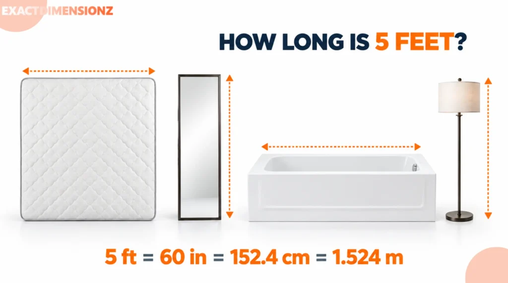 how long is 5 feet