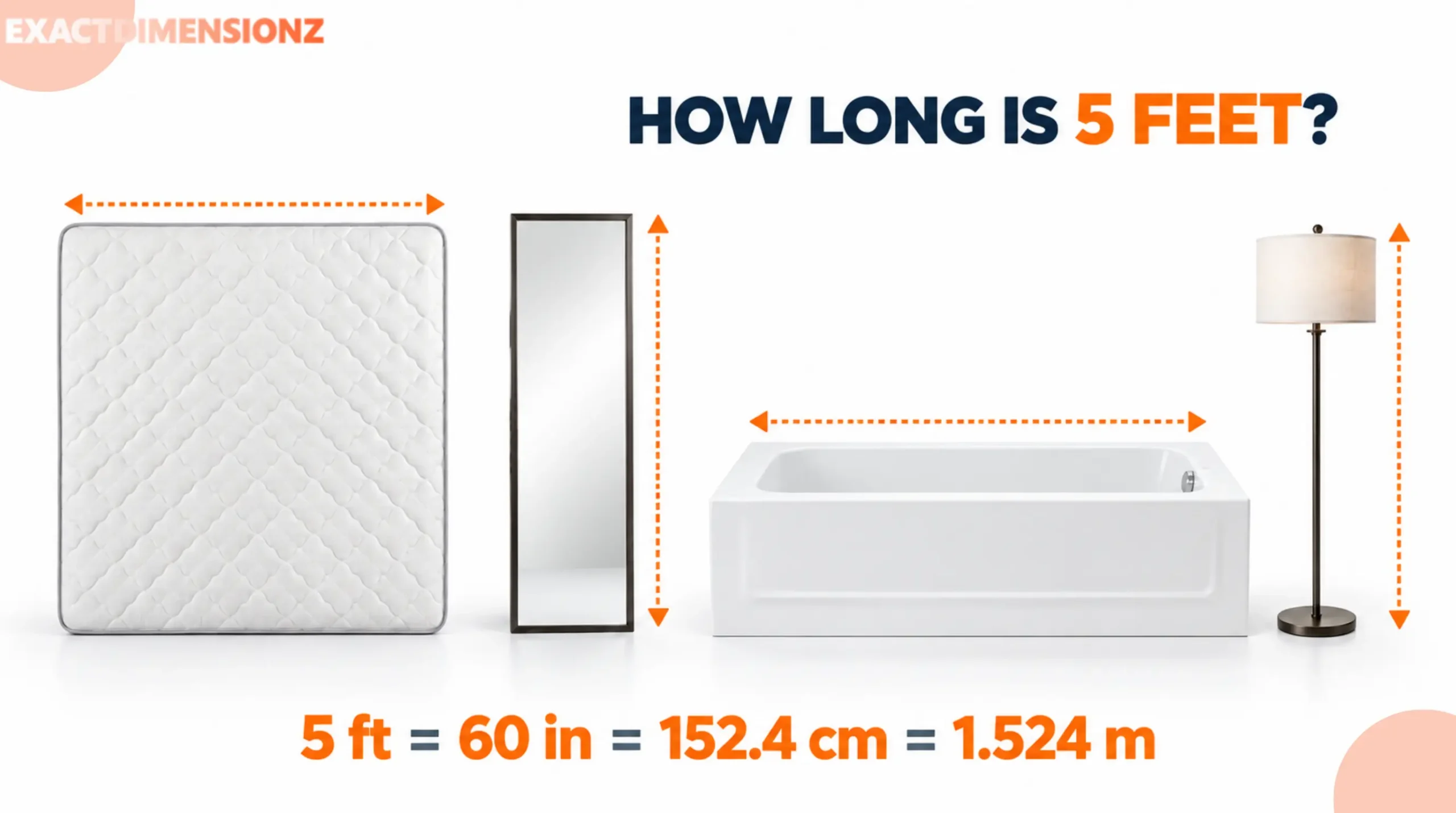 how long is 5 feet