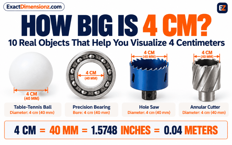 How Big is 4 CM