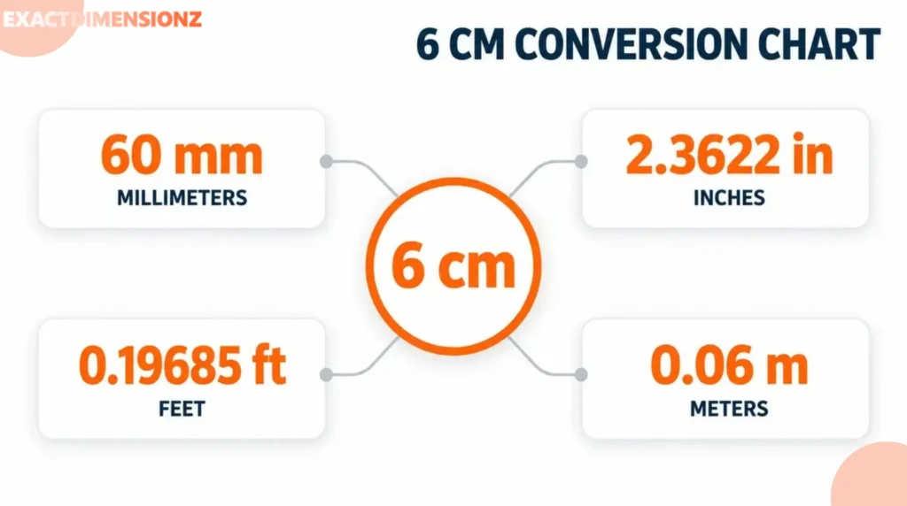 how big is 6 cm