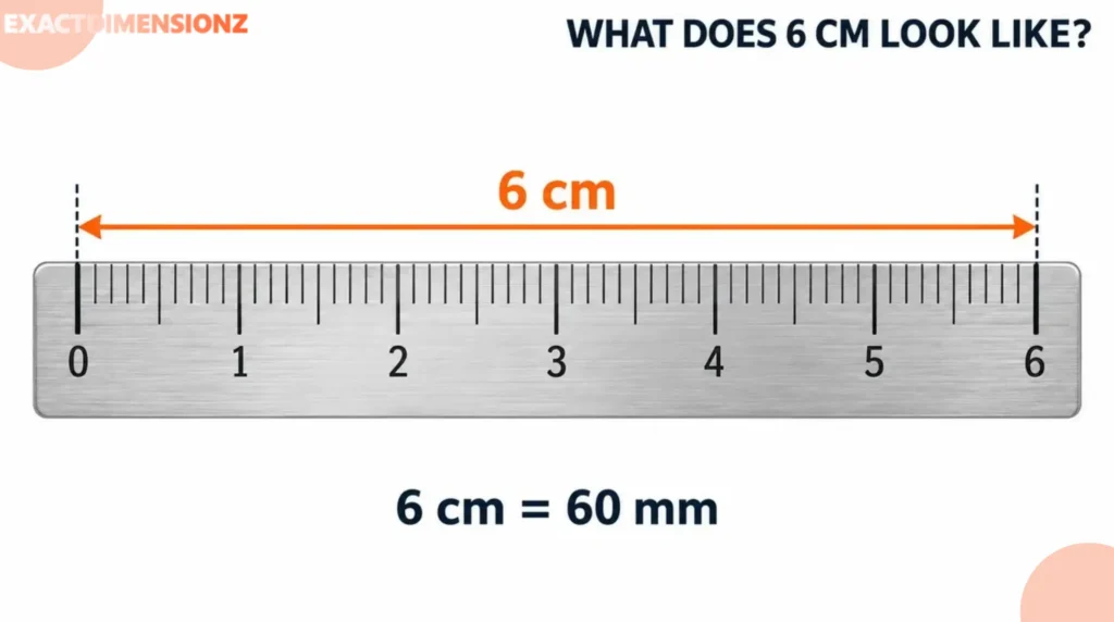 how big is 6 cm